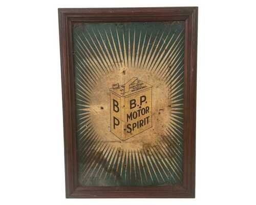 BP Motor Spirit Advertising Show Card *** NO RESERVE ***