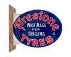 Firestone Tyres Enamel Sign *** NO RESERVE ***