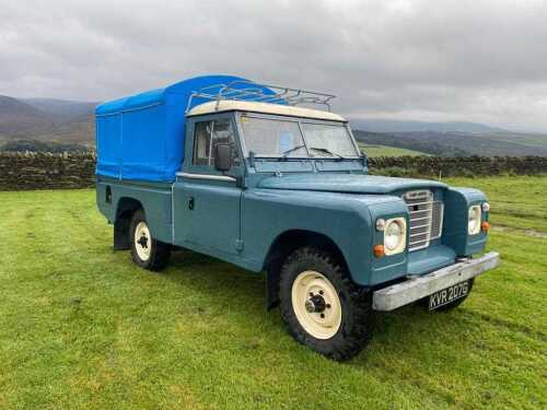 1968 Land Rover Series IIA A long wheelbase example equipped with HCU explorer body, it has been fully refurbished around a new chassis.
