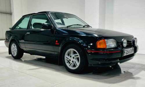 1988 Ford Escort XR3i The Escort currently displays a totally credible low total mileage of 59,000.