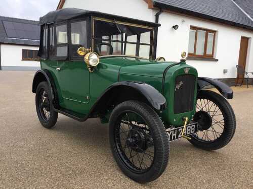1927 Austin Seven Chummy Subject to a recent nut and bolt rebuild by the previous keeper.